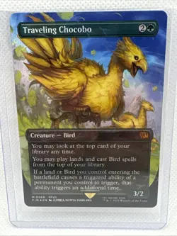 Traveling Chocobo (Borderless) (Chocobo Track Foil) Final Fantasy Foil - Image 1