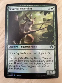 MTG Squirrel Sovereign Modern Horizons 2 175/303 FOIL Uncommon MH2 NM/M - Image 1