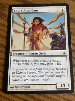 MTG Soul’s Attendant - Rise Of The Eldrazi #44 - Image 1