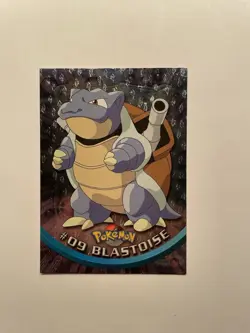 1999 Topps TCG Pokemon -- #09 Blastoise - Image 1