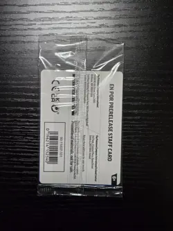 Pokemon Perfect Order Prerelease STAFF Promo Sealed Pack - Image 2