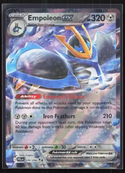 Empoleon ex 070/094 Double Rare Phantasmal Flames Pokemon Holo 2-3-19 - Image 1