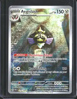 Aegislash 210/182 Illustration Rare Paradox Rift Pokemon NM/M - Image 1