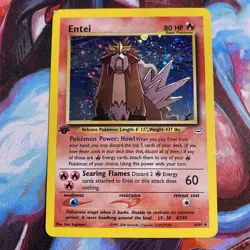 Pokemon TCG – Entei 6/64 Neo Revelation Holo LP - Image 1