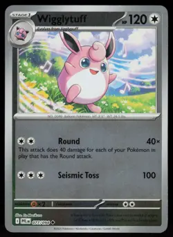 Wigglytuff 077/094 Uncommon Phantasmal Flames Pokemon Reverse Holo Near Mint - Image 1