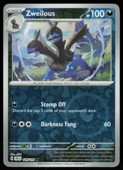 Zweilous 118/191 Common Surging Sparks Pokemon Reverse Holo Near Mint - Image 1
