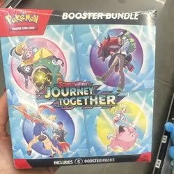 Pokemon TCG Scarlet & Violet Journey Together Booster Bundle Box 6 Packs English - Image 1