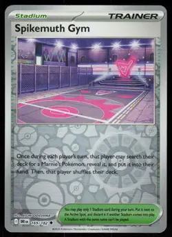 Spikemuth Gym 169/182 Uncommon Destined Rivals Pokemon Reverse Holo Near Mint - Image 1