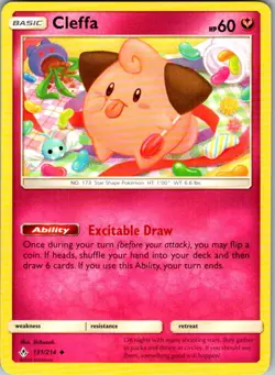 Cleffa 131/214 Unbroken Bonds Near Mint Pokemon - Image 1
