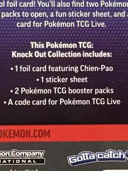 2 X Pokemon TCG RARE Knock Out Collection Boxes / 4 BOOSTER PACKS !! 2 PROMOS - Image 4