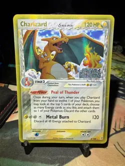Pokemon TCG Charizard Delta Species 4/100 Crystal Guardians Reverse Holo 120 HP - Image 1