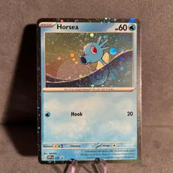 Horsea 137 BLACK STAR PROMO W/ SWIRL Scarlet & Violet Pokemon NM - Image 1