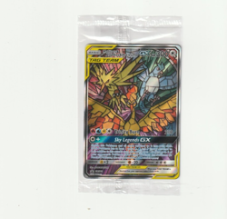 Pokemon Moltres Zapdos Articuno GX SM210 Stained Glass Promo Sealed - Image 1