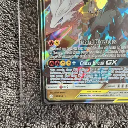 The Pokemon Company Reshiram & Zekrom GX TAG TEAM Full Art Holo 157/236 - Image 5