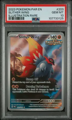 Slither Wing 203/182 Pokemon Paradox Rift PSA 10 GEM MINT Illustration Rare EN - Image 3