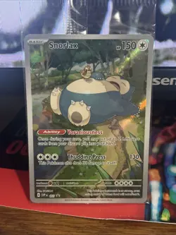 Pokemon TCG SEALED Snorlax SVP051 151 SV Black Star Promo NM English - Image 1