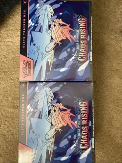2x Pokemon TCG: Chaos Rising Elite Trainer Box Factory Sealed ETB SEALED - Image 1
