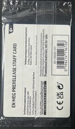 Pokemon Mega Evolutions STAFF Promos - SEALED Pack Of 4 - Image 2