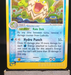 Pokemon TCG - Ludicolo 7/100 E-reader Holo - Sandstorm Set (LP) - Image 3
