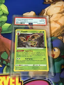 Pokemon Flapple Holo RCL #022 Cosmos GameStop Exclusive Promo - PSA 8 - Image 1