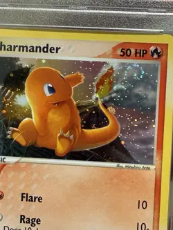 Pokemon Perfect Swirl Charmander #98/97 Dragon Holo E-Reader PSA 7 - Image 2