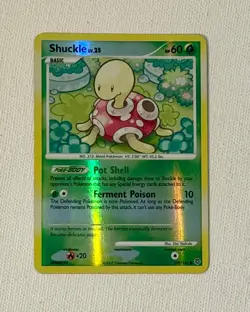 Pokemon TCG Shuckle 2007 Secret Wonders Diamond Pearl REVERSE FOIL #109/132 - Image 1