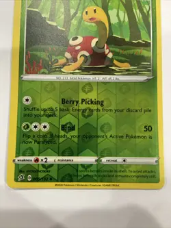 Pokemon TCG Shuckle Rebel Clash 005/192 Reverse Holo Uncommon - Image 2