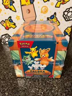 Pokemon TCG New Factory Sealed Paldea Adventure Chest - Image 4