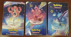 Pokemon Mini Tin Stickers x3 ~ Finizen, Flamigo, Tinkatink - Image 1