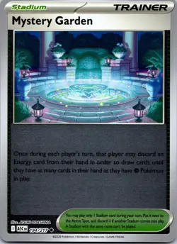 Mystery Garden 194/217 Uncommon Ascended Heroes Pokemon Reverse Holo Near Mint - Image 1
