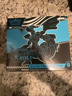 Pokemon TCG Scarlet & Violet Black Bolt Elite Trainer Box English 2025 - Image 1