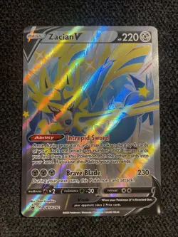 Zacian V (Shiny) Swsh292 Swsh: Sword & Shield Promo Cards Holo - Image 1