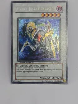 Ally of Justice Catastor HA01-EN026 Hidden Arsenal Limited Ultimate LP- - Image 1