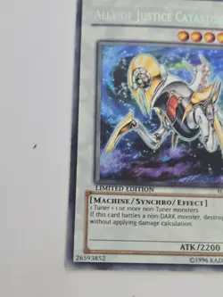 Ally of Justice Catastor HA01-EN026 Hidden Arsenal Limited Ultimate LP- - Image 2