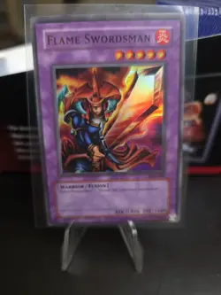 Yugioh TCG LP Flame Swordsman LOB-003 Unlimited LP - Image 1