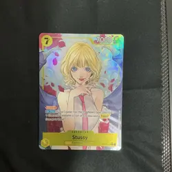 One Piece TCG: Stussy Alternate Art OP13-110 Carrying On His Will - Image 1