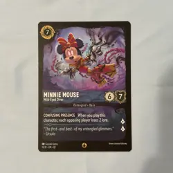 Disney Lorcana TCG Minnie Mouse - Wild-Eyed Diver 12/31 Promo Deep Trouble - Image 1