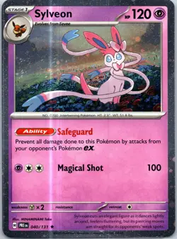 Sylveon - (Cosmos Holo) Rare Miscellaneous Cards & Products 040/131 NM - Image 1