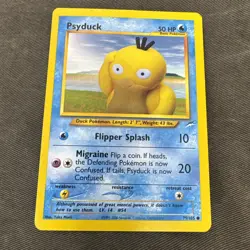 Psyduck 79/105 Neo Destiny Pokemon Card LP - Image 1
