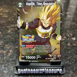 Vegeta Time Regulator CHAMPIONSHIP FINALS Foil Dragon Ball Super Card Game | LP - Image 1
