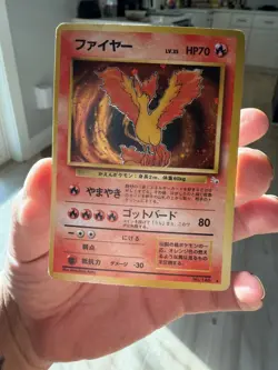 Pokemon Moltres Mystery of the Fossils Holo Rare Japanese Card 146 HP - Image 1