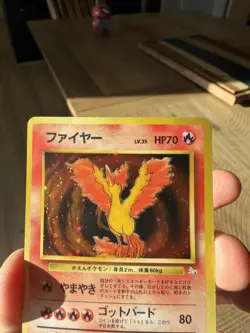 Pokemon Moltres Mystery of the Fossils Holo Rare Japanese Card 146 HP - Image 5