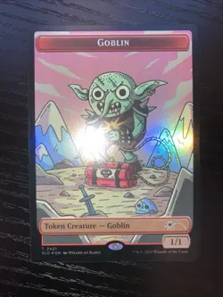 Goblin 2421 Secret Lair Drop Goblin Storm Commander Deck Foil Token MTG SLD NM - Image 2