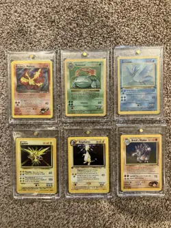 WOTC vintage Pokemon Card Holos Lot Of 6 With Shadowless Venusaur! - Image 1