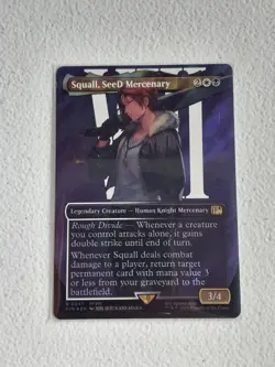 2025 MTG Final Fantasy SQUALL, SEED MERCENARY (Character Surge Foil) 0547 #44 - Image 1