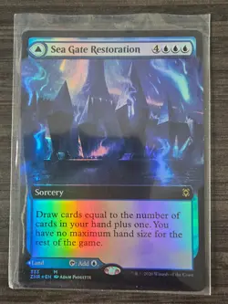 Sea Gate Restoration (Extended Art) (Foil) Zendikar Rising LP MTG TCG Magic - Image 1