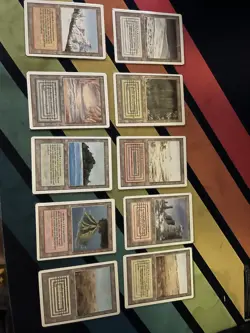 MTG Revised Edition Dual Lands set - Image 1