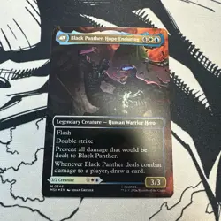 King T'Challa Black Panther, Hope Enduring (0346) - Borderless MTG - foil - Image 2