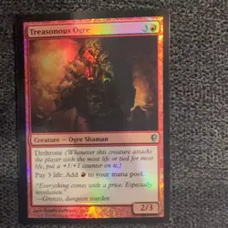 MTG Foil Treasonous Ogre NM Conspiracy - Image 1