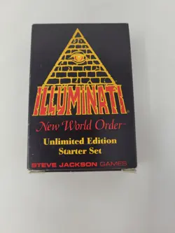 Illuminati 1995 INWO New World Order Unlimited Starter deck Pack Card Game USED - Image 1
